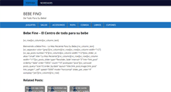 Desktop Screenshot of bebefino.com